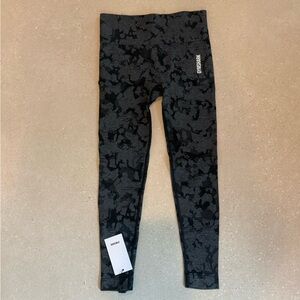 Gymshark Black Adapt Camo Full Length Leggings NWT - Small